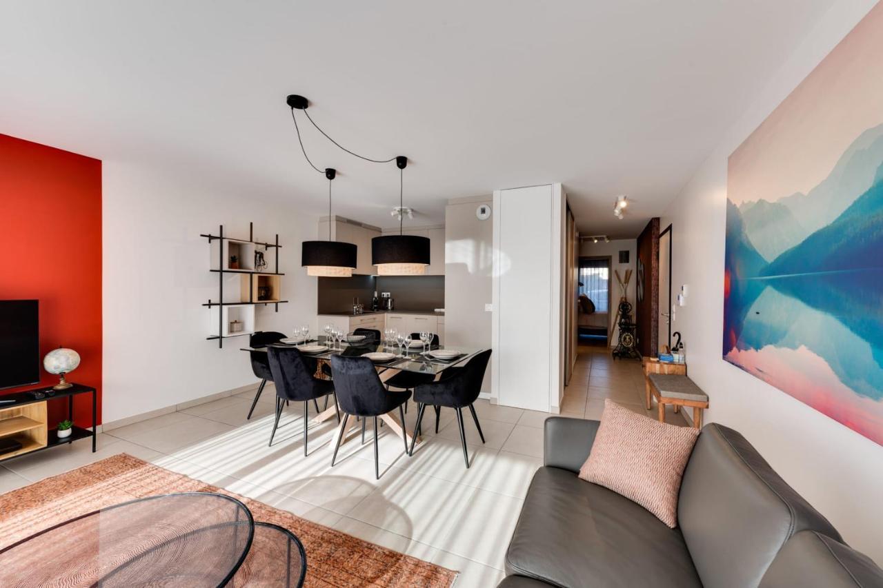 Le Reposoir - New 2 Bedroom Apartment With Terrace & Garage Annecy Dış mekan fotoğraf